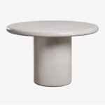 Sklum - table de jardin ronde en ciment namara Ø120 cm Sklum - table de jardin ronde en ciment namara Ø120 cm