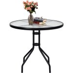 Table de jardin ronde, table de patio, table basse de patio, petite table d'appoint, table � manger, ...