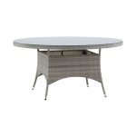 Paris prix - table de jardin ronde 'volta' 150cm gris