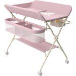 Table à langer pliable pour bébé, Étagère à langer combinaison à langer réglable en hauteur avec panier ... Table à langer pliable pour bébé, Étagère à langer combinaison à langer réglable en hauteur avec panier ...