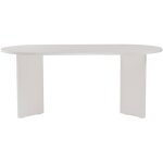 M&s ? table de salle � manger ovale 8 personnes en bois m�lamin� ? dimensions 180x89, 5cm ? design moderne ...