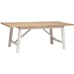 Atmosphera - table  manger en bois pour 6 personnes olbia