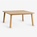 Sklum - table  manger carre 150x150 cm en bois d'acacia duba