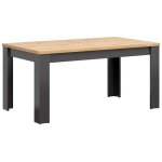 Petits - meubles - table � manger extensible 6 � 8 places duck gris anthracite et bois