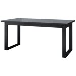 Petits - meubles - table à manger extensible 6 à 8 places mathis gris et noir Petits - meubles - table à manger extensible 6 à 8 places mathis gris et noir