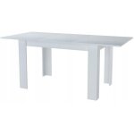 Table  manger extensible blanc - rsistante aux rayures et  l'humidit - 170 x 80 x 75 cm
