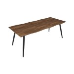 Paris prix - table  manger extensible 'forest' 150 - 210cm marron