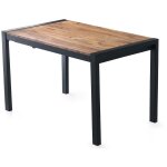 Table  manger extensible industrielle sika 120 - 187cm