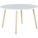 Fijalo - table  manger extensible nordika 100 blanc / htre.