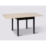Table � manger extensible � rabat 2 � 6 places - longueur 80 - 152 x largeur 80 x hauteur 75 cm