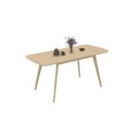 Idmarket ? table � manger extensible rectangle 4 - 8 personnes ? plateau en bois m�lamin� ? longueur ...