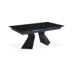 Paris prix - table à manger extensible 'sara' 180 - 260cm noir Paris prix - table à manger extensible 'sara' 180 - 260cm noir