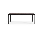 Keter - table � manger de jardin signature porto 200cm - marron aspect noyer