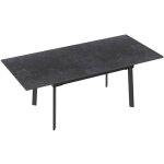 Unho - table à manger en marbre extensible 6 - 8 personnes pierre véritable frittée grand meuble cuisine ... Unho - table à manger en marbre extensible 6 - 8 personnes pierre véritable frittée grand meuble cuisine ...