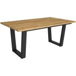 Skraut home - table � manger, meuble salle � manger, 167x90x74cm, pour 8 personnes, meubles de salon, ...