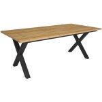 Skraut home - table � manger, meuble salle � manger, 194x90x74cm, pour 10 personnes, meubles de salon, ...