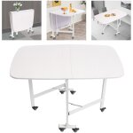 Table  manger multifonctionnelle  trois volets - table de cuisine pliante en bois de 47 pouces avec ...