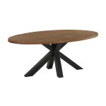 Pier import - table à manger ovale en bois de teck recyclé 190 cm ontario Pier import - table à manger ovale en bois de teck recyclé 190 cm ontario
