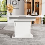 Table à manger ovale extensible, l110 / 130w70h75cm, table à manger avec espace de rangement, table basse ... Table à manger ovale extensible, l110 / 130w70h75cm, table à manger avec espace de rangement, table basse ...
