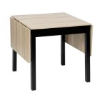 5five simply smart - table  manger  rabats 'extensible' 80 - 152cm naturel