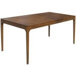Sweeek - table à manger rectangulaire en bois d'hévéa et placage frêne. bois teinté noyer. 4 - 6 personnes ... Sweeek - table à manger rectangulaire en bois d'hévéa et placage frêne. bois teinté noyer. 4 - 6 personnes ...