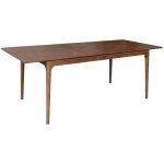 Table à manger rectangulaire extensible bois d'hévéa et placage frêne noyer 6 - 8 places - 160 / 210 ... Table à manger rectangulaire extensible bois d'hévéa et placage frêne noyer 6 - 8 places - 160 / 210 ...