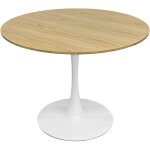 Table � manger ronde 4 personnes d100 cm bois