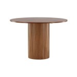 Paris prix - table à manger ronde 'bianca' 110cm noyer Paris prix - table à manger ronde 'bianca' 110cm noyer