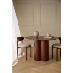 Table  manger ronde en bois (120 cm) athena sklum