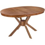 Table  manger ronde design rtro extensible salle  manger salon chne fonc tymis