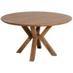 Made in meubles - table  manger ronde en manguier malo