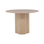 Paris prix - table  manger ronde 'olivia' 110cm naturel