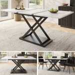 Table  manger table tlescopique (120 - 16080cm), table  manger extensible, table de cuisine peu encombrant ...