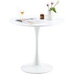 Eggree - table  manger  trteaux avec 70cm - blanc