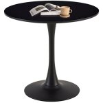 Eggree - table  manger  trteaux avec 70cm - noir