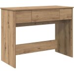 Table de toilette avec tiroir ch�ne artisanal 100 x 45 x 76 cm vidaxl