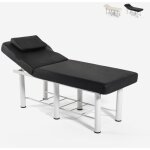 Table de massage 2 zones professionnel centre esthtique welly - noir