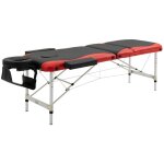 Table massage pliante aluminium mousse avec appui - t�te hauteur r�glable 215x60x61 - 84 cm id�ale soins ...