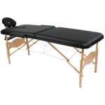 Identit - table de massage pliante kinbasic - noir