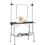 Table et mat�riel de toilettage pour animaux - table pliable pro et domicile - r�glable en hauteur - ...