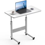 Sifree - table pour ordinateur portable r�glable en hauteur (60x40x69 - 90cm) - plateau durable avec ...