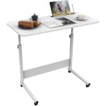 Table pour ordinateur portable r�glable en hauteur, bureau debout mobile 80x40cm computer desk, table ...