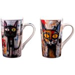 Table passion - coffret de 2 mugs street cat 50 cl
