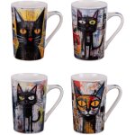 Table passion - coffret de 4 mugs street cat 35 cl