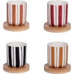 Table passion - coffret 4 tasses singita 10 cl