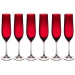 Table passion - fl�te rouge santa 19 cl (lot de 6)
