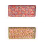 Table passion - plat � cake zephyr 35x15 cm (1 mod�le al�atoire)