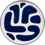 Table passion - plat � tarte lulli bleu 28 cm