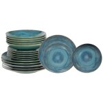 Table passion - service d'assiettes 18 pi�ces mad�re