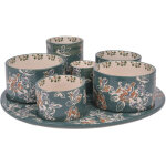 Table passion - service ap�ritif 6 pi�ces faustine